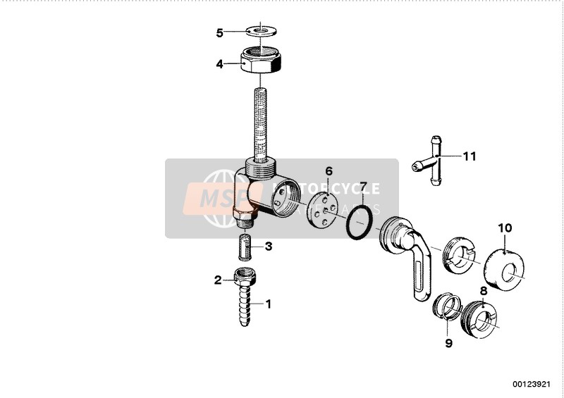 BMW R 50/5 1977 Llave paso combustible-karcoma para un 1977 BMW R 50/5