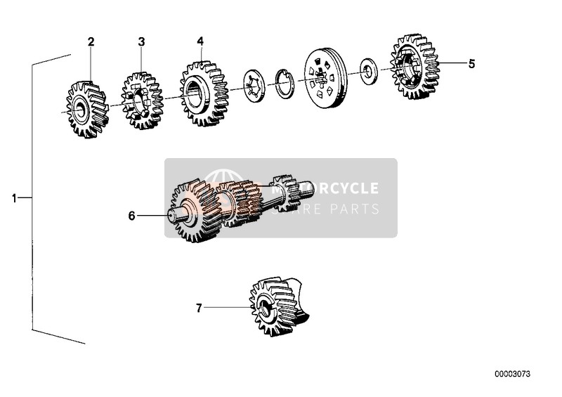 SPEED TRANSM./GEAR WHEEL SET SPORT