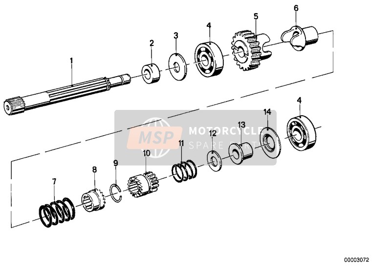 23211231303, Compression Spring, BMW, 1