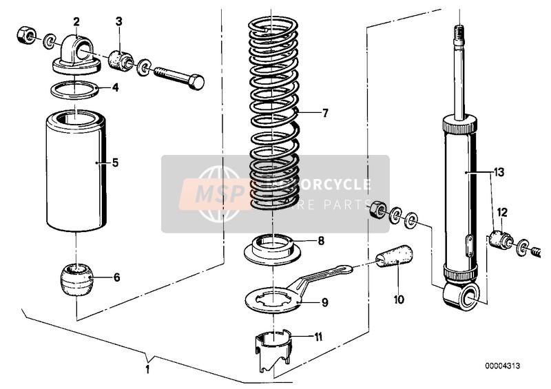 33531230270, Jambe De Suspension Arrière Gauche, BMW, 0