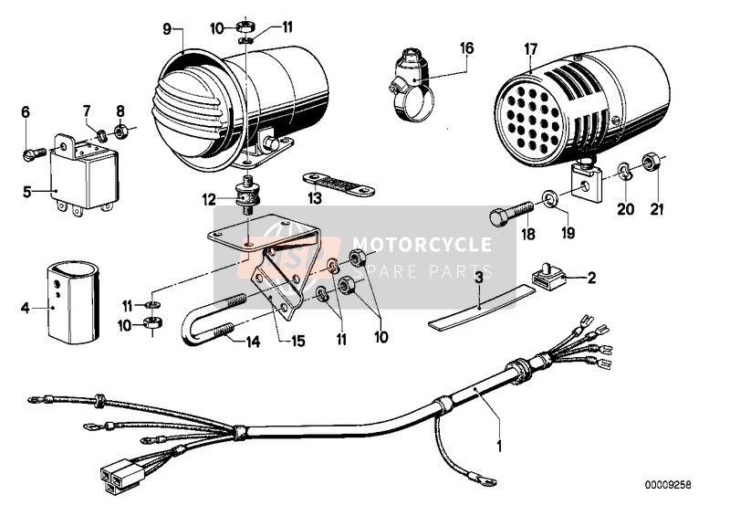 BMW R 60/5 1973 SIREN for a 1973 BMW R 60/5