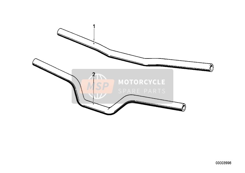 BMW R 60/6 1969 Guidon pour un 1969 BMW R 60/6