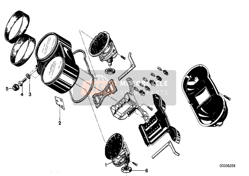 BMW R 60/6 1975 Cuentarrevoluciones para un 1975 BMW R 60/6