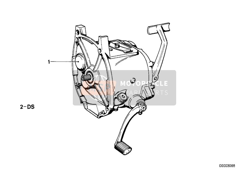 BMW R 75/5 1979 Transmisión de engranajes 1 para un 1979 BMW R 75/5