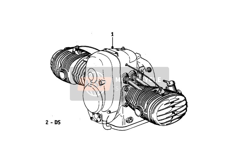 BMW R 50/2 1967 ENGINE for a 1967 BMW R 50/2