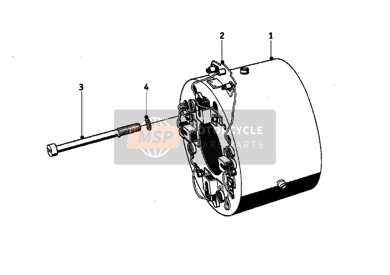 BMW R 50/2 1961 Dynamo 2 voor een 1961 BMW R 50/2