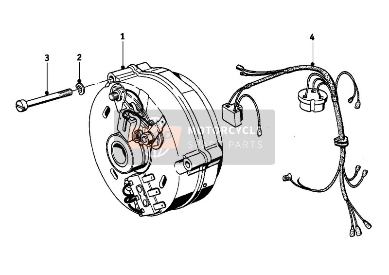 BMW R 50/2 1968 ALTERNATOR 3 for a 1968 BMW R 50/2