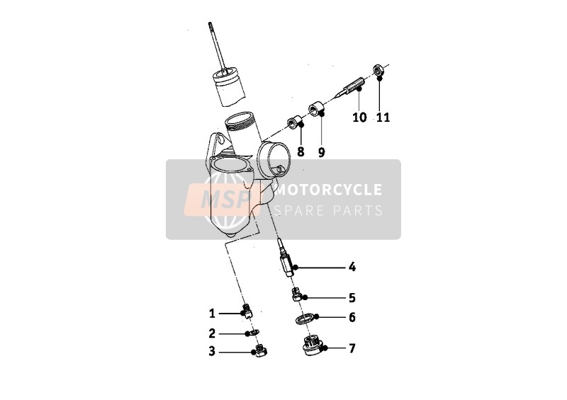 BMW R 50/2 1966 CARBURETOR 3 for a 1966 BMW R 50/2