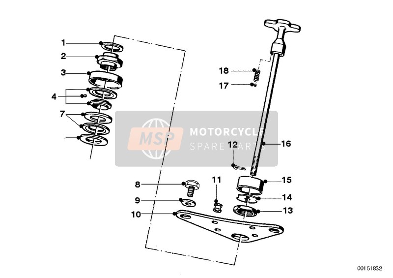 BMW R 50/2 1967 FORK SUSPENSION 2 for a 1967 BMW R 50/2