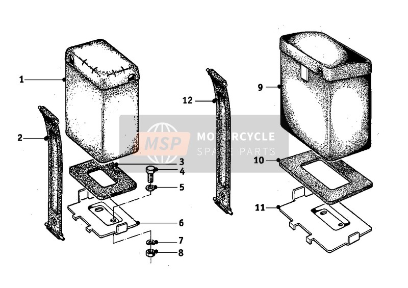 BMW R 50/2 1965 BATTERY for a 1965 BMW R 50/2