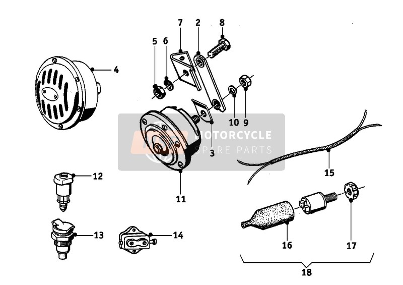 61311351662, Remlichtschakelaar, BMW, 1