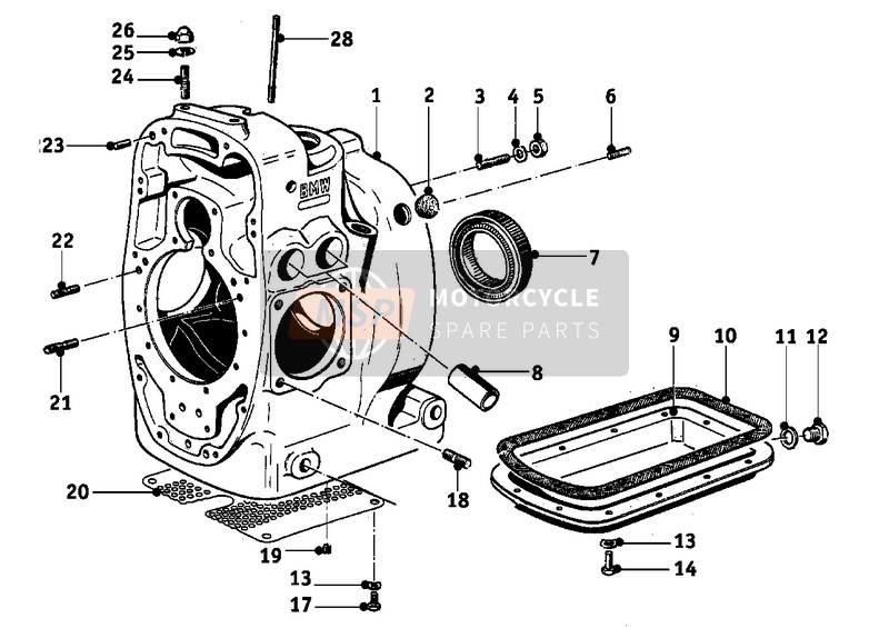 BMW R 60/2 1961 HOUSING for a 1961 BMW R 60/2