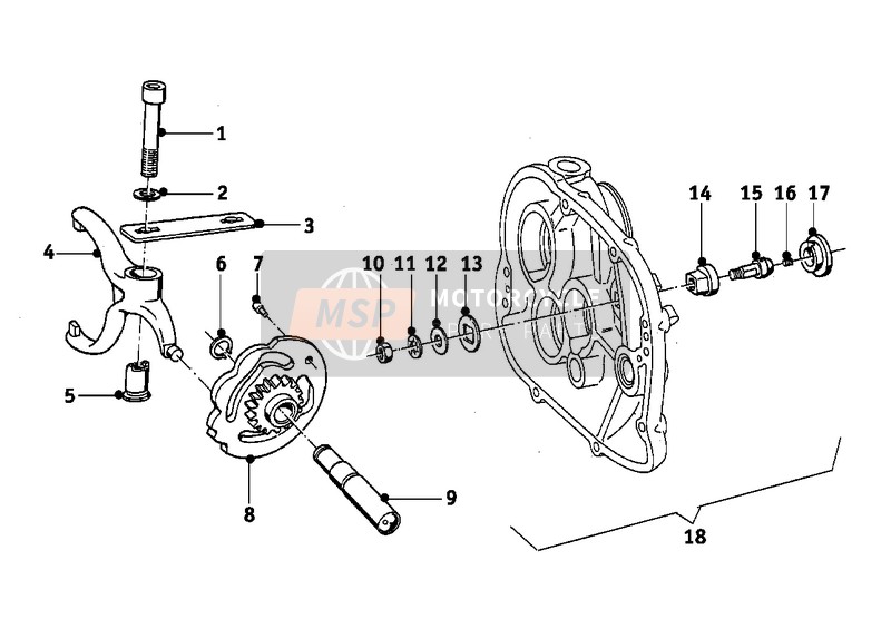 BMW R 60/2 1967 Transmission 7 pour un 1967 BMW R 60/2