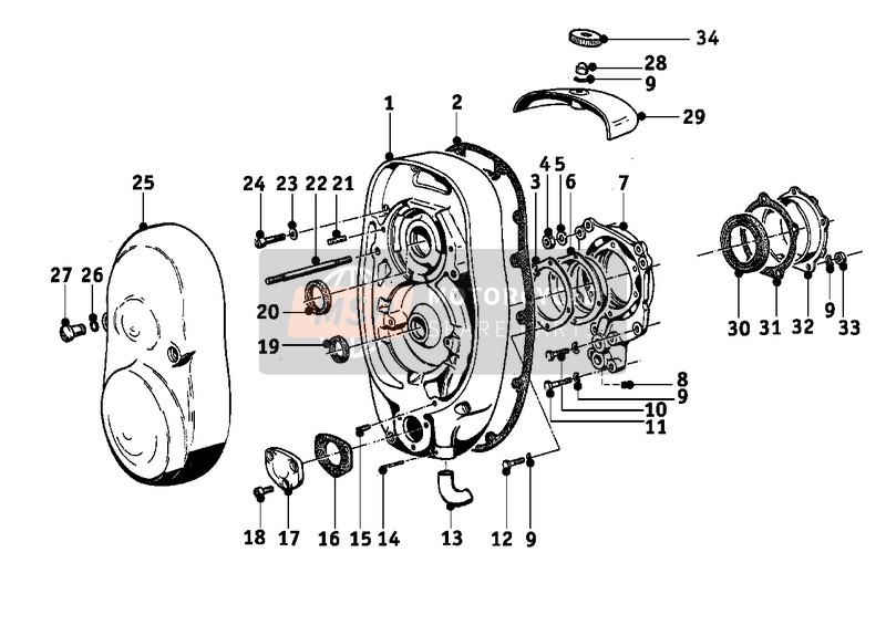 BMW R 60/2 1960 Cubrir para un 1960 BMW R 60/2