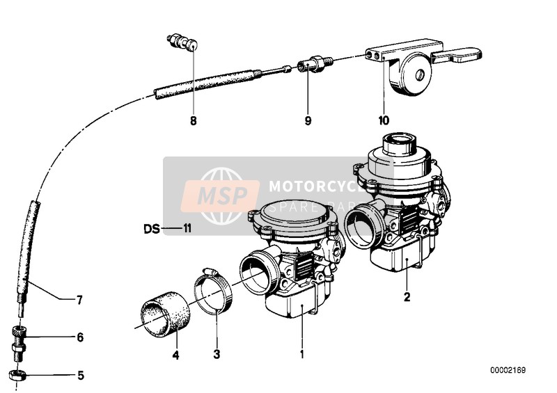 13111336974, Carburateur Rechts, BMW, 0