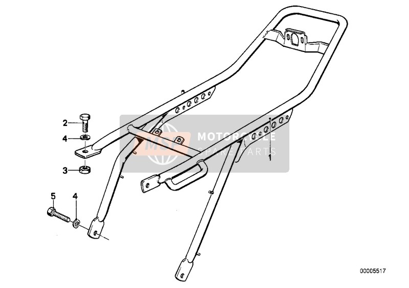 46511240977, Rahmenhinterteil Schwarz, BMW, 0