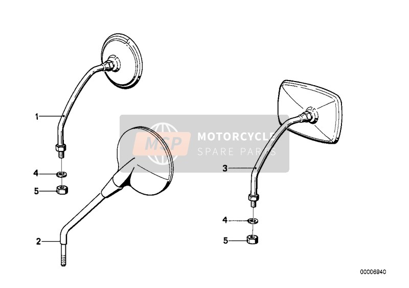 51161240023, Mirror Left, BMW, 0