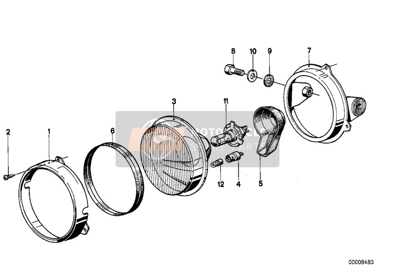 BMW R 80 G/S 1987 Phare pour un 1987 BMW R 80 G/S