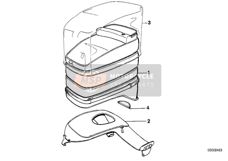 BMW R 80 G/S 1990 Tank-top bag 1 for a 1990 BMW R 80 G/S