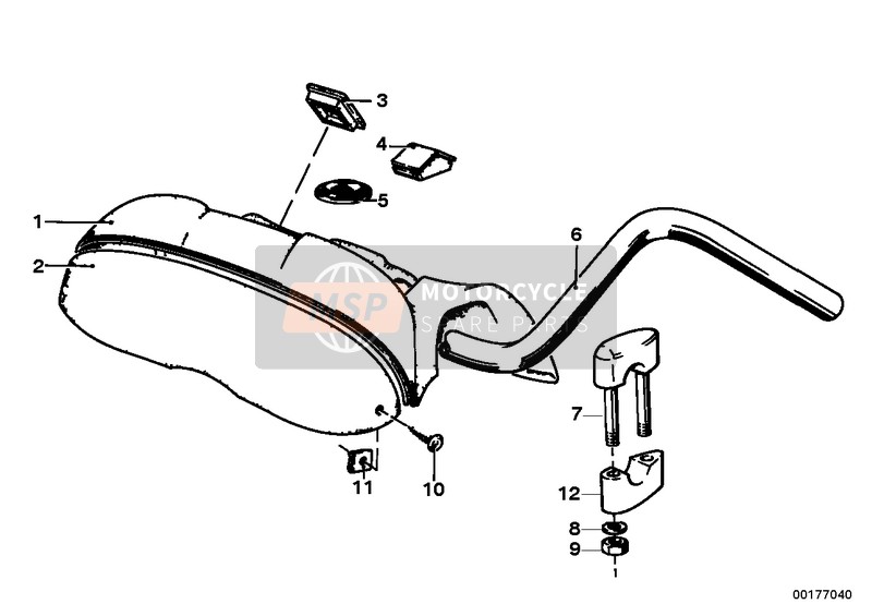 32711236297, Coussin De Protection Bas, BMW, 0