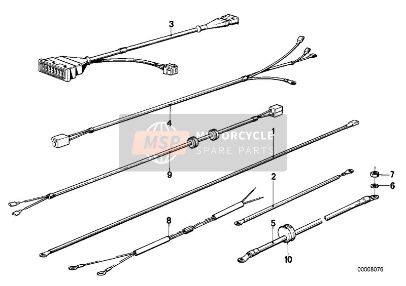 Varios arneses adicionales de cables