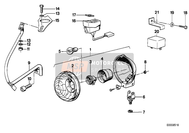 BMW R 65 (20KW) 1987 SIGNALLING LIGHT 2 for a 1987 BMW R 65 (20KW)