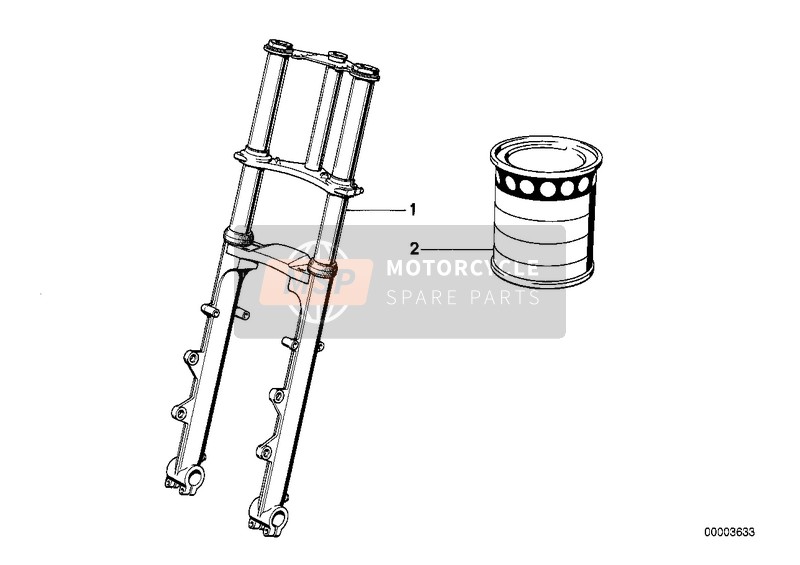 BMW R 65 (20KW) 1990 Telescope-fork for a 1990 BMW R 65 (20KW)