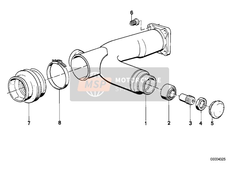 BMW R 65 (20KW) 1993 REAR WHEEL SWINGING ARM for a 1993 BMW R 65 (20KW)