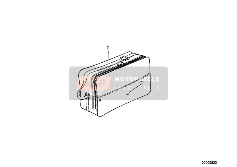 BMW R 65 RT SF 1994 Bolsa para maleta de turismo para un 1994 BMW R 65 RT SF