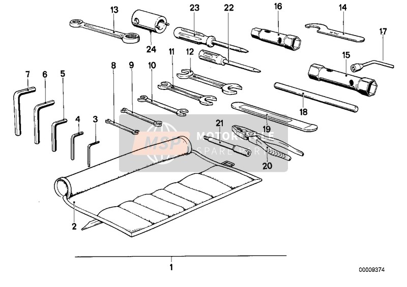 BMW R 80 1988 Car Tool for a 1988 BMW R 80