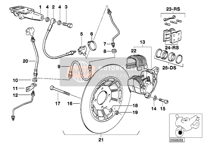 34321454613, Brake Pipe Right, BMW, 0