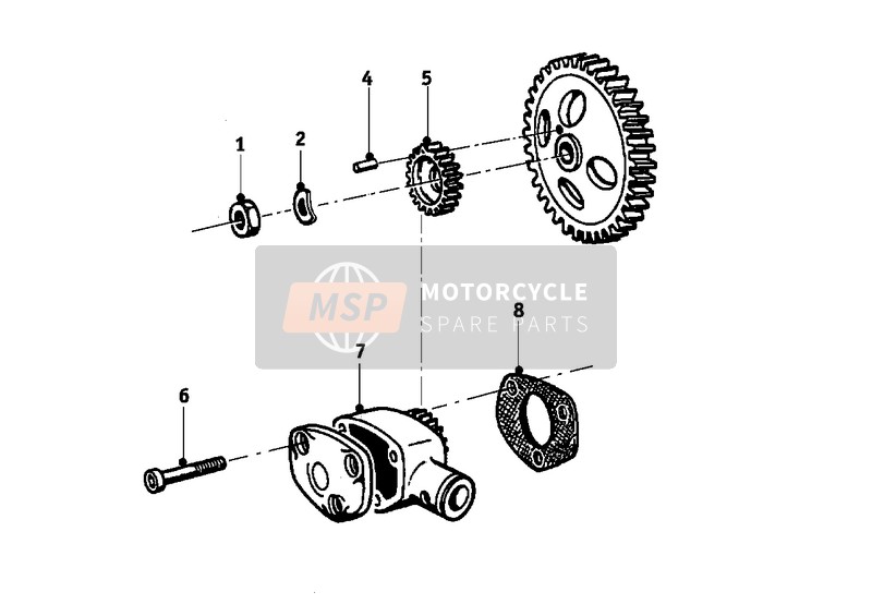 BMW R 69 S 1963 Accionamiento de cuentarrevoluciones para un 1963 BMW R 69 S