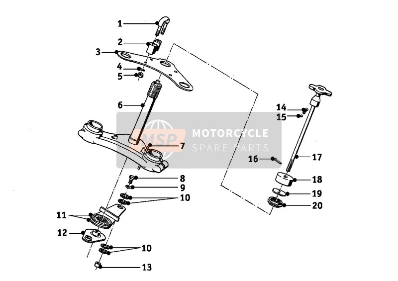 BMW R 69 S 1961 FORK SUSPENSION 2 for a 1961 BMW R 69 S