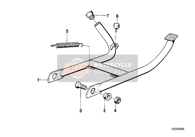 46521457833, Kippständer, BMW, 0