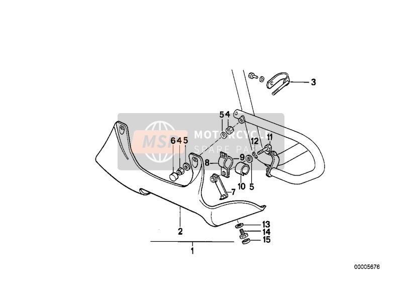 BMW R 100 GS PD 1989 ENGINE COVERING PD for a 1989 BMW R 100 GS PD