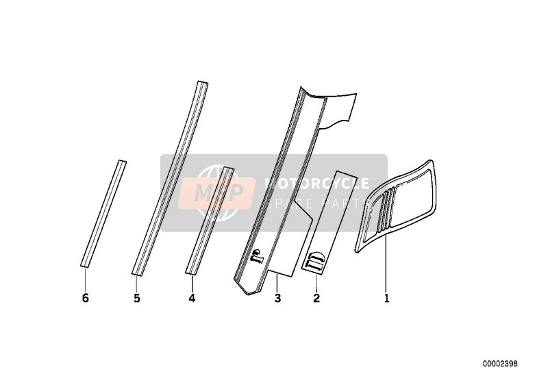 51142315407, Ornamental Strips, BMW, 0