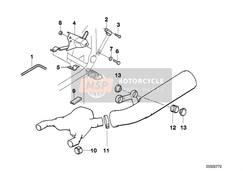 SINGLE PARTS F LOW EXHAUST SYSTEM