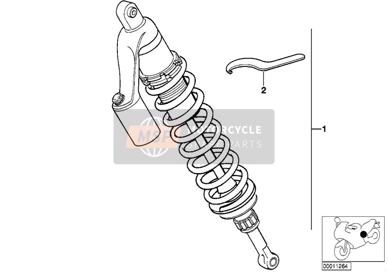 BMW R 100 GS PD 1989 Suspension sport 2 pour un 1989 BMW R 100 GS PD