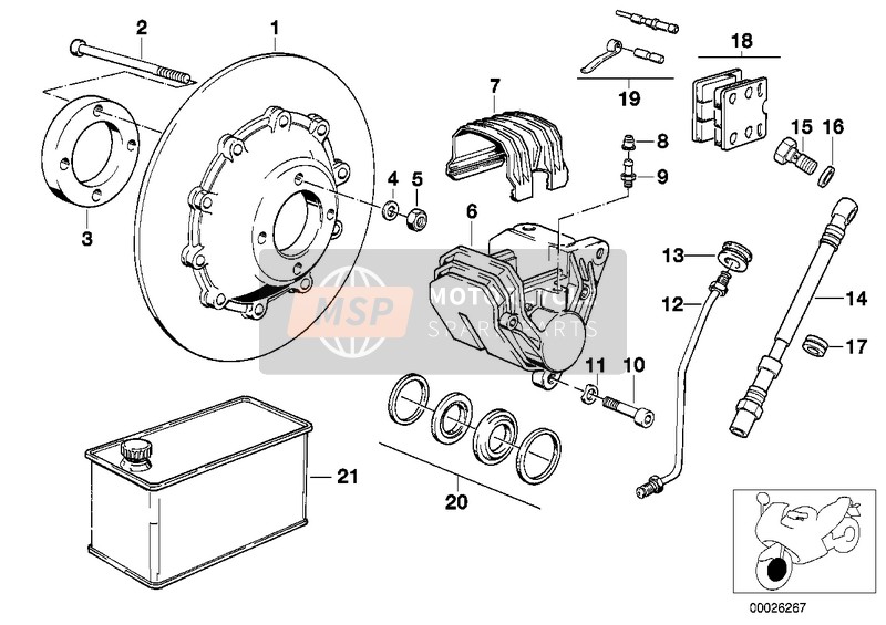 FRONT WHEEL BRAKE