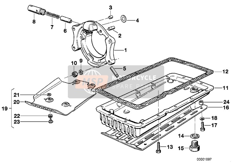 BEARING COVER/OIL PAN/AGGREGATE GUARD