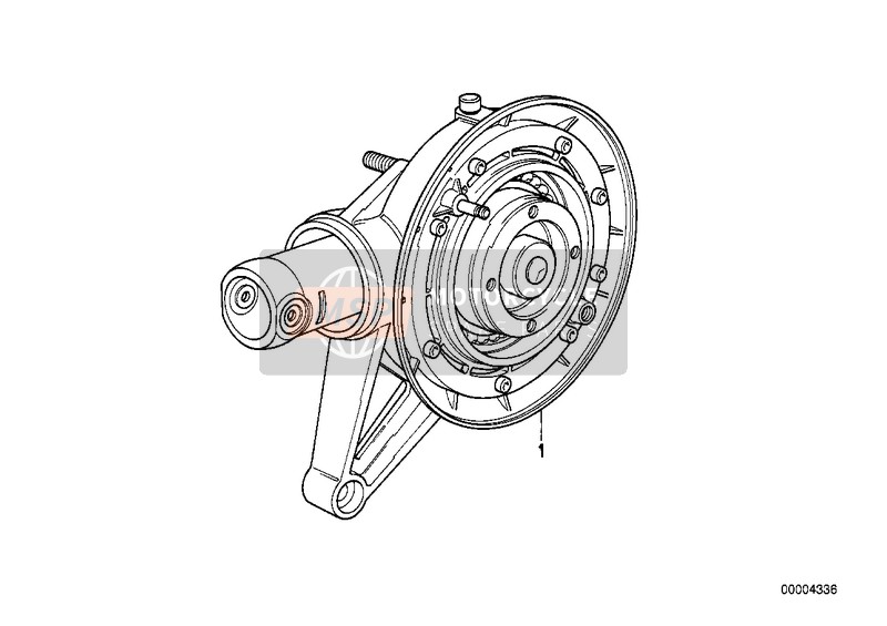 BMW R 100 GS PD 1992 REAR-AXLE-DRIVE for a 1992 BMW R 100 GS PD