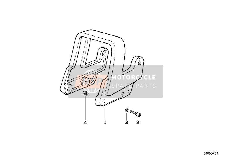 BMW R 100 R 91 1994 Agarradero trasera para un 1994 BMW R 100 R 91