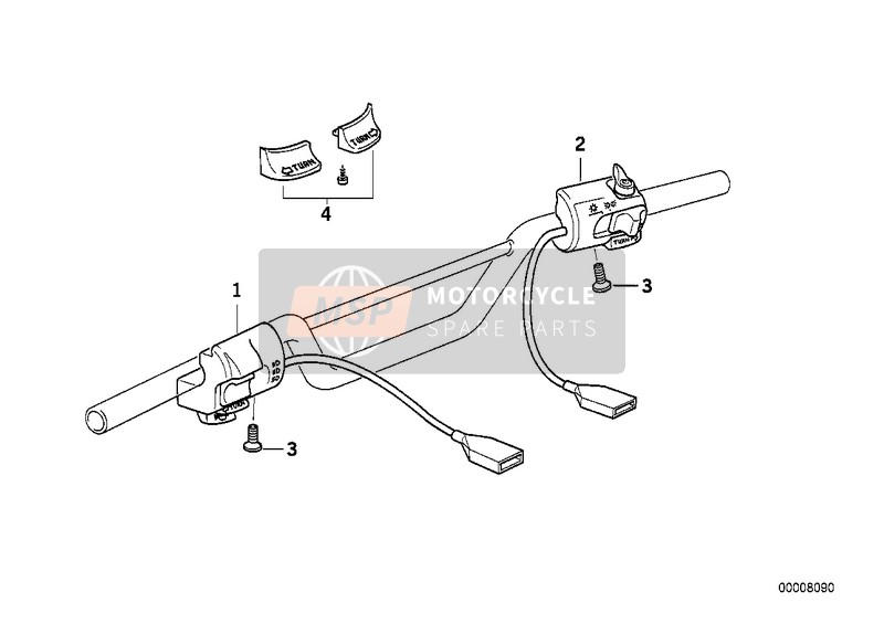 BMW R 100 R Mystik 94 1993 SWITCH for a 1993 BMW R 100 R Mystik 94