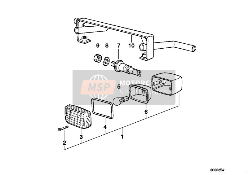 63231244820, Support Arriere, BMW, 0