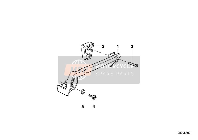 BMW R 850 R 02 (0428) 2006 Kofferhalter/Anbauteile für ein 2006 BMW R 850 R 02 (0428)