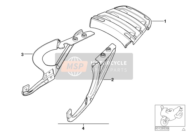 BMW R 850 R 02 (0428) 2006 LUGGAGE GRID for a 2006 BMW R 850 R 02 (0428)