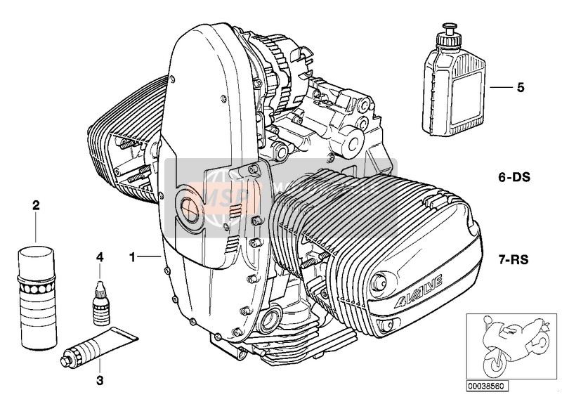 BMW R 850 R 02 (0428) 2002 MOTOR 2 für ein 2002 BMW R 850 R 02 (0428)