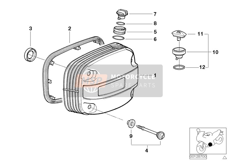 CYLINDER HEAD COVER/MOUNTING PARTS