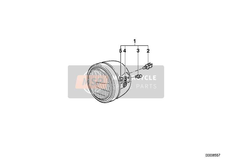 BMW R 850 R 94 (0401,0406) 1999 Faro para un 1999 BMW R 850 R 94 (0401,0406)