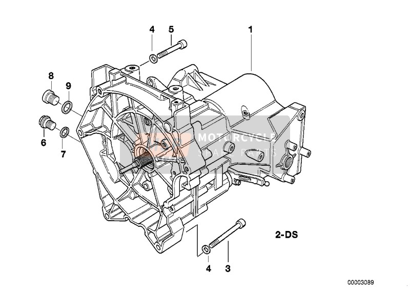 BMW R 850 R 94 (0401,0406) 1995 Transmisión de engranajes para un 1995 BMW R 850 R 94 (0401,0406)